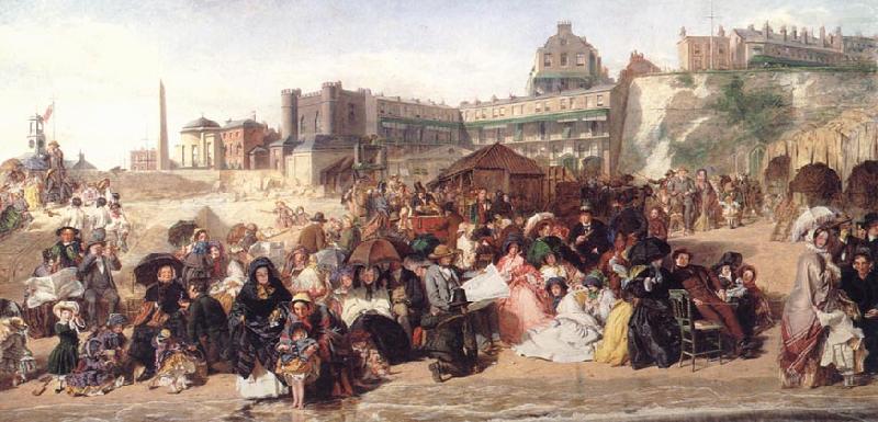William Powell  Frith Life at the Seaside (Ramsgate Sands) china oil painting image